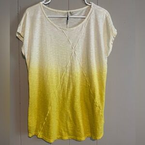 Yellow Ombre Women’s Top